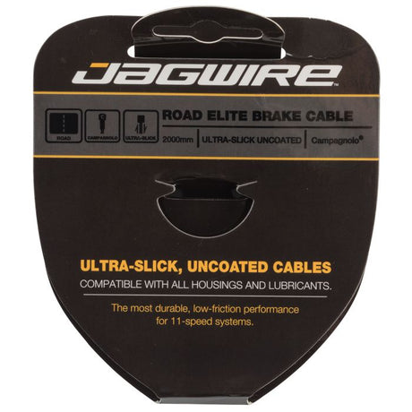 Cavo freno da strada Jagwire - acciaio inossidabile ultra-slick lucidato elite - 1.5x2000mm - campagnolo