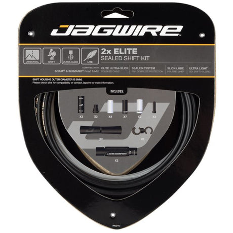 Kit cambio sigillato Jagwire 2x elite - nero stealth