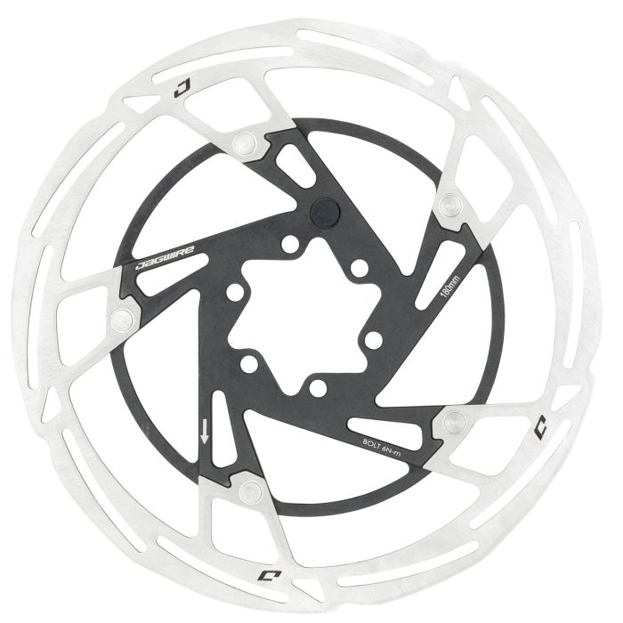 Rotore del freno a disco Jagwire pro lr2-e - 6 bulloni - 180 mm