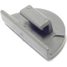 Protezione per abiti Hesling con clip combinata, paraspruzzi in PVC grigio