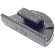 Protezione per abiti Hesling con clip combinata, paraspruzzi in PVC nero