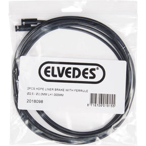 Elvedes guaina freno 2.5 2mm (2) 1000mm HDPE + cappello 2018098