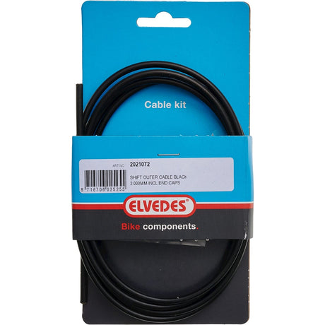Elvedes cable system bv elvedes 2021072 cavo esterno di collegamento nero 2000 mm. incl. 2 puntali