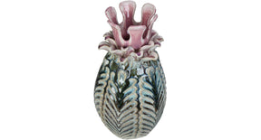 Vase stoneware multi 15.5x15.5x28.5cm