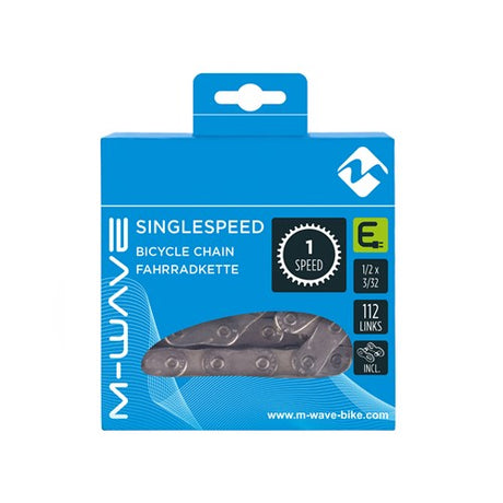 Wave M-Wave M-Wave (KMC) Collana E-Bike Single Speed ​​1 2x3 32 112 Silver sinistro