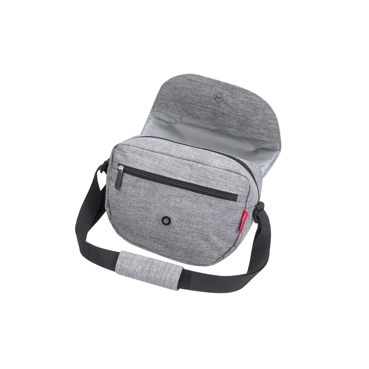 Borsa da manubrio Klickfix funbag twist grigia