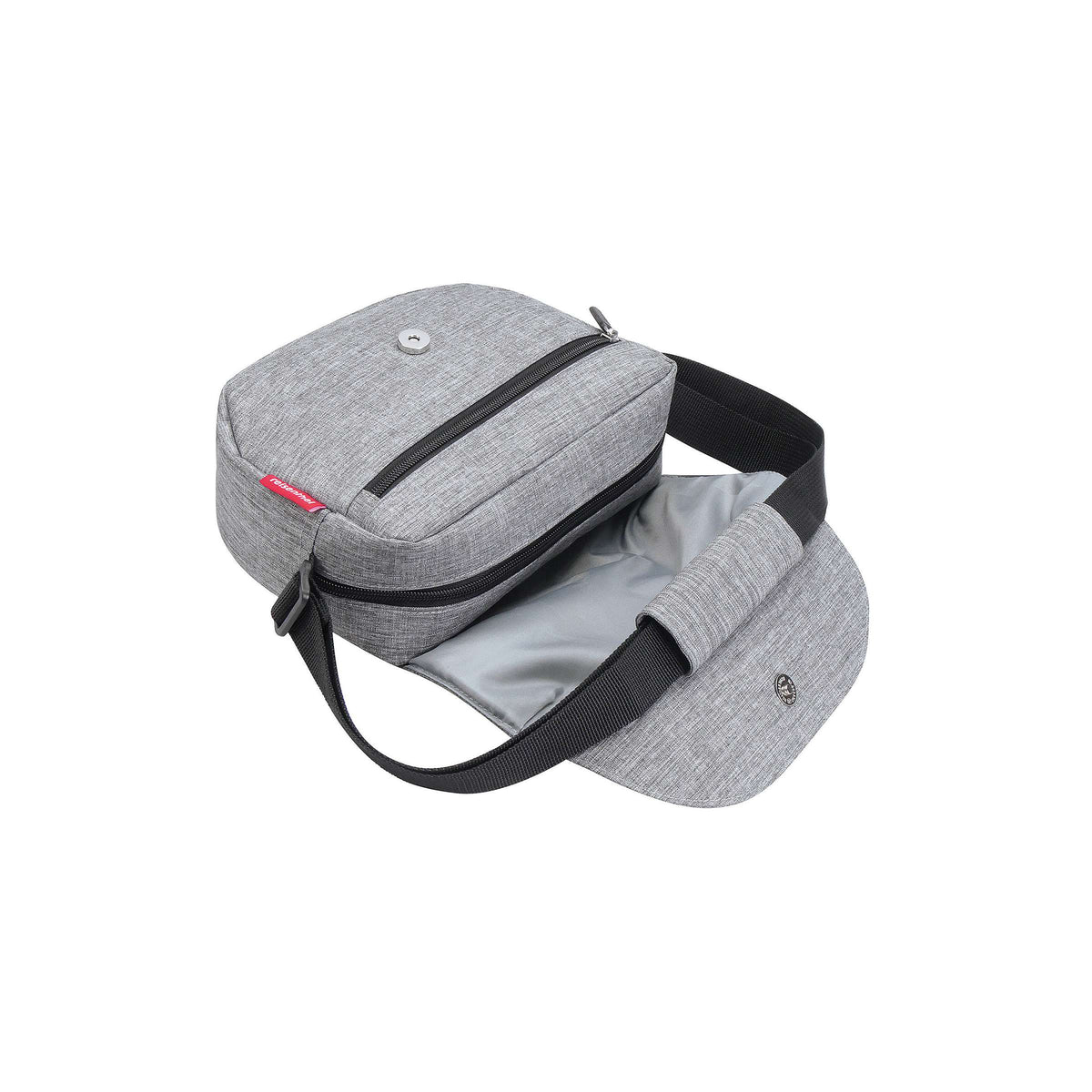 Borsa da manubrio Klickfix funbag twist grigia