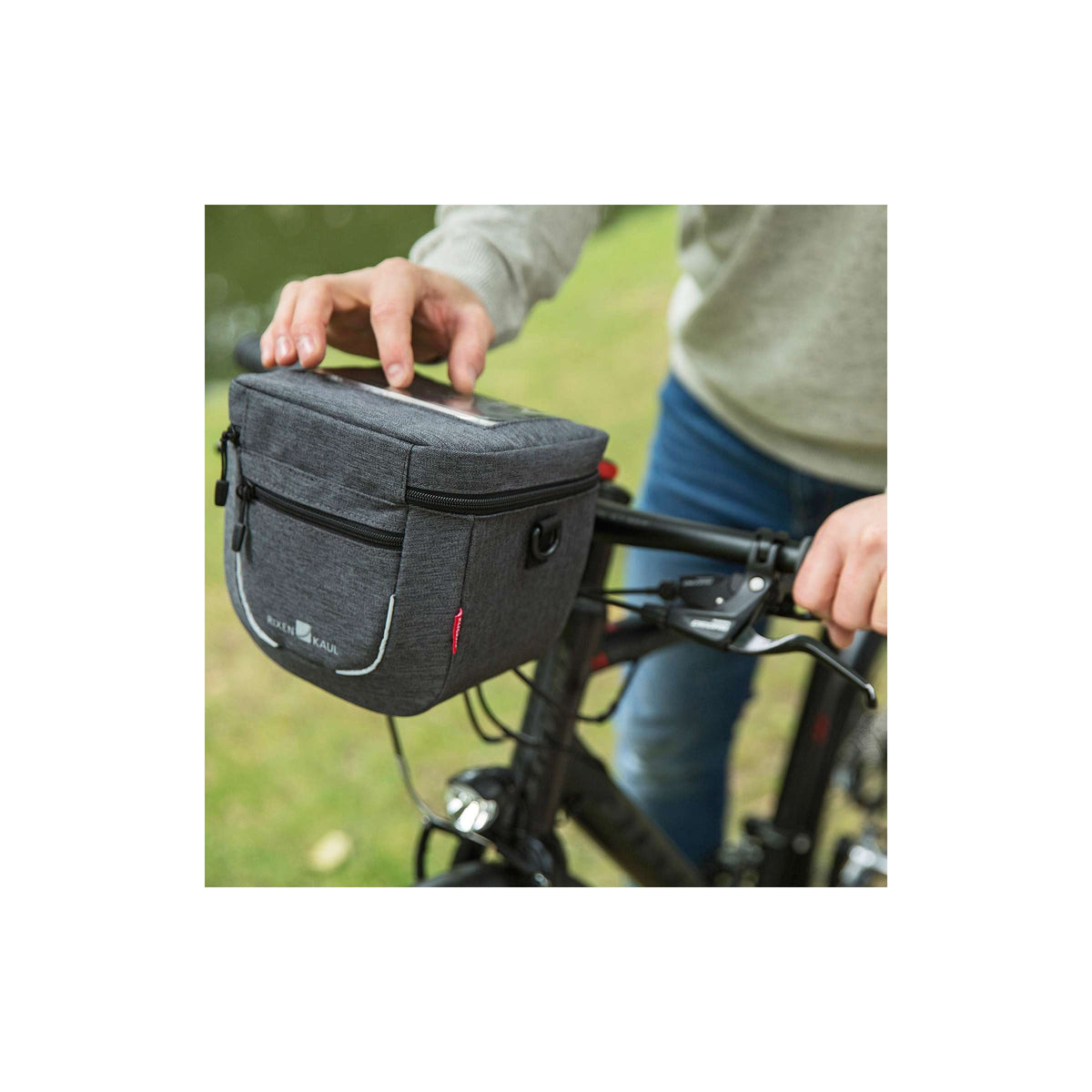 Borsa da manubrio Klickfix aventour compact city nera