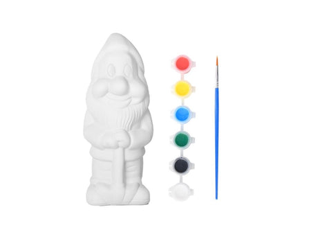 Esschert design dipingi il tuo gnomo da giardino 21 cm
