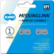 KMC MissingLink E1 Ept Ept, 3 32, 2 pezzi, color argento