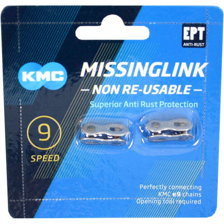 KMC SloessChip MissingLink 9NR EPT Silver 6,6 mm 9V (2)