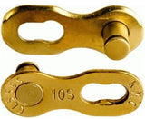 Catena di biciclette KMC Missing Link 10R Gold 5,88 mm
