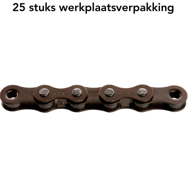 Catena di biciclette kmc z1 marrone 1 8, 112 link