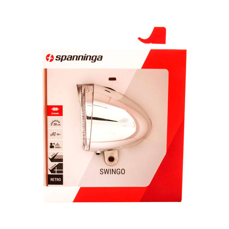Spanninga faro swingo xdoc acceso da dinamo 20 lux chrome