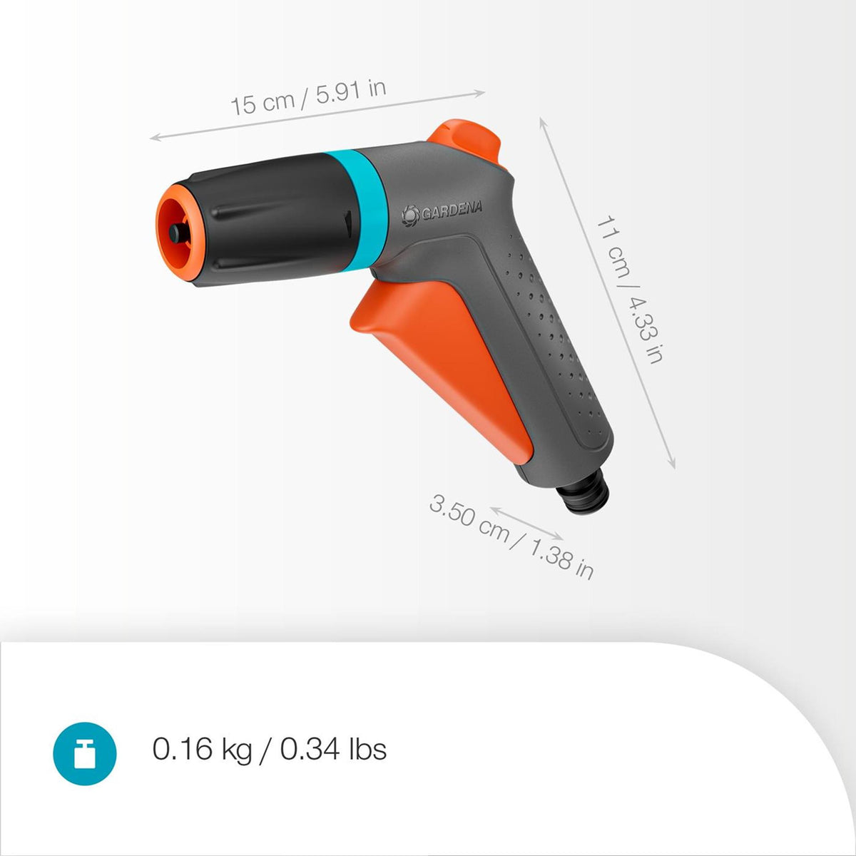 Pistola a spruzzo Gardena classic sfusa (senza scheda)