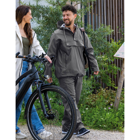 Pantaloni da pioggia mirage piovosità tocco morbido dimensione s grigio