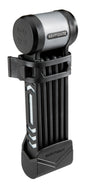 Lucchetto pieghevole Kryptonite con supporto kryptolok 85 cm acciaio nero