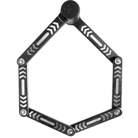 Lucchetto pieghevole Kryptonite con supporto kryptolok 85 cm acciaio nero
