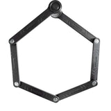 Lucchetto pieghevole Kryptonite con supporto kryptolok 100 cm acciaio nero