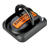 Ancoraggio a muro Kryptonite Evolution a terra - punto di bloccaggio permanente - ancoraggio a muro per moto - staffa in acciaio - 14 mm - nero argento