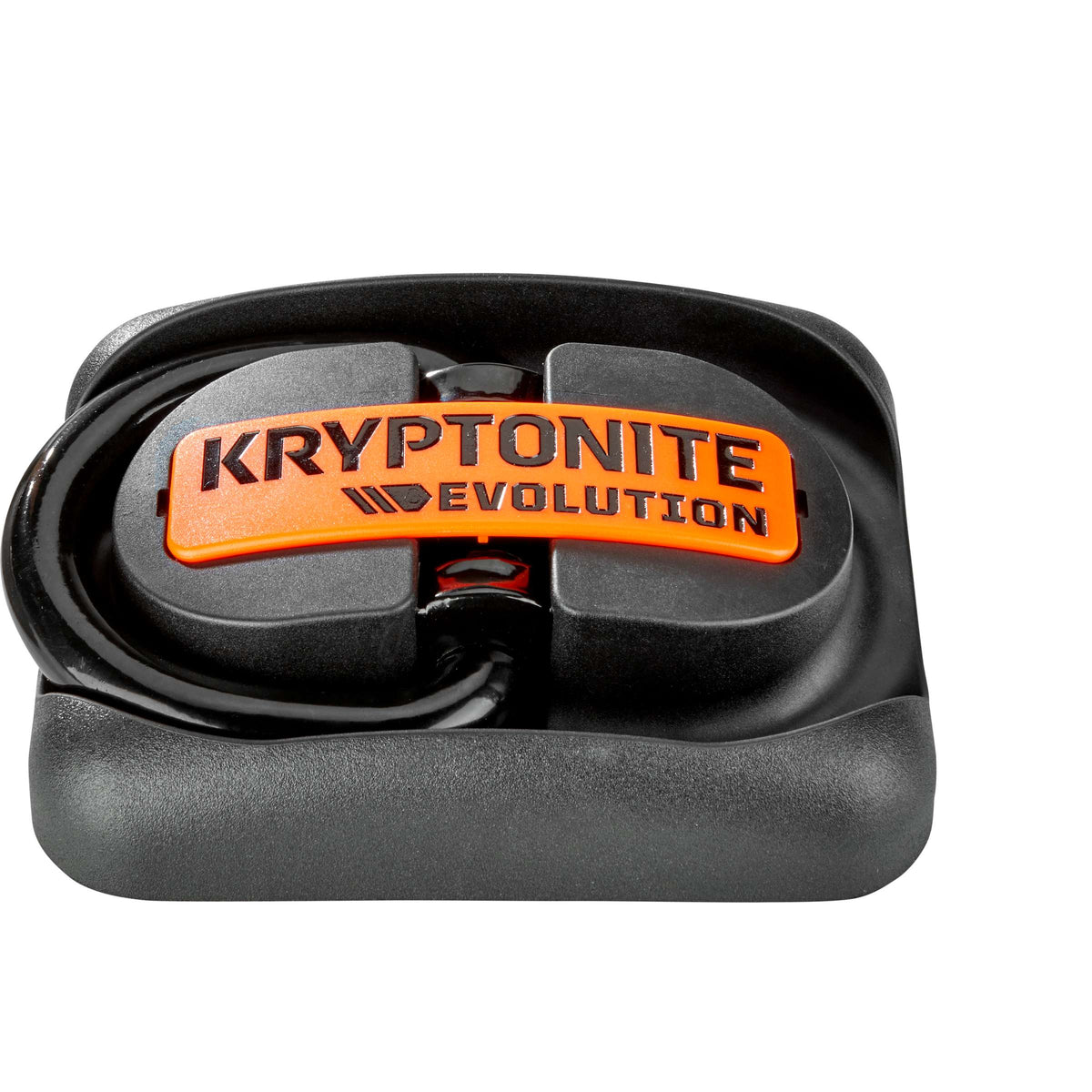 Ancoraggio a muro Kryptonite Evolution a terra - punto di bloccaggio permanente - ancoraggio a muro per moto - staffa in acciaio - 14 mm - nero argento