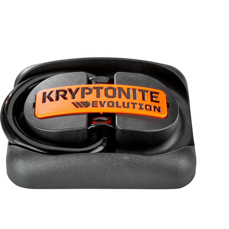 Ancoraggio a muro Kryptonite Evolution a terra - punto di bloccaggio permanente - ancoraggio a muro per moto - staffa in acciaio - 14 mm - nero argento