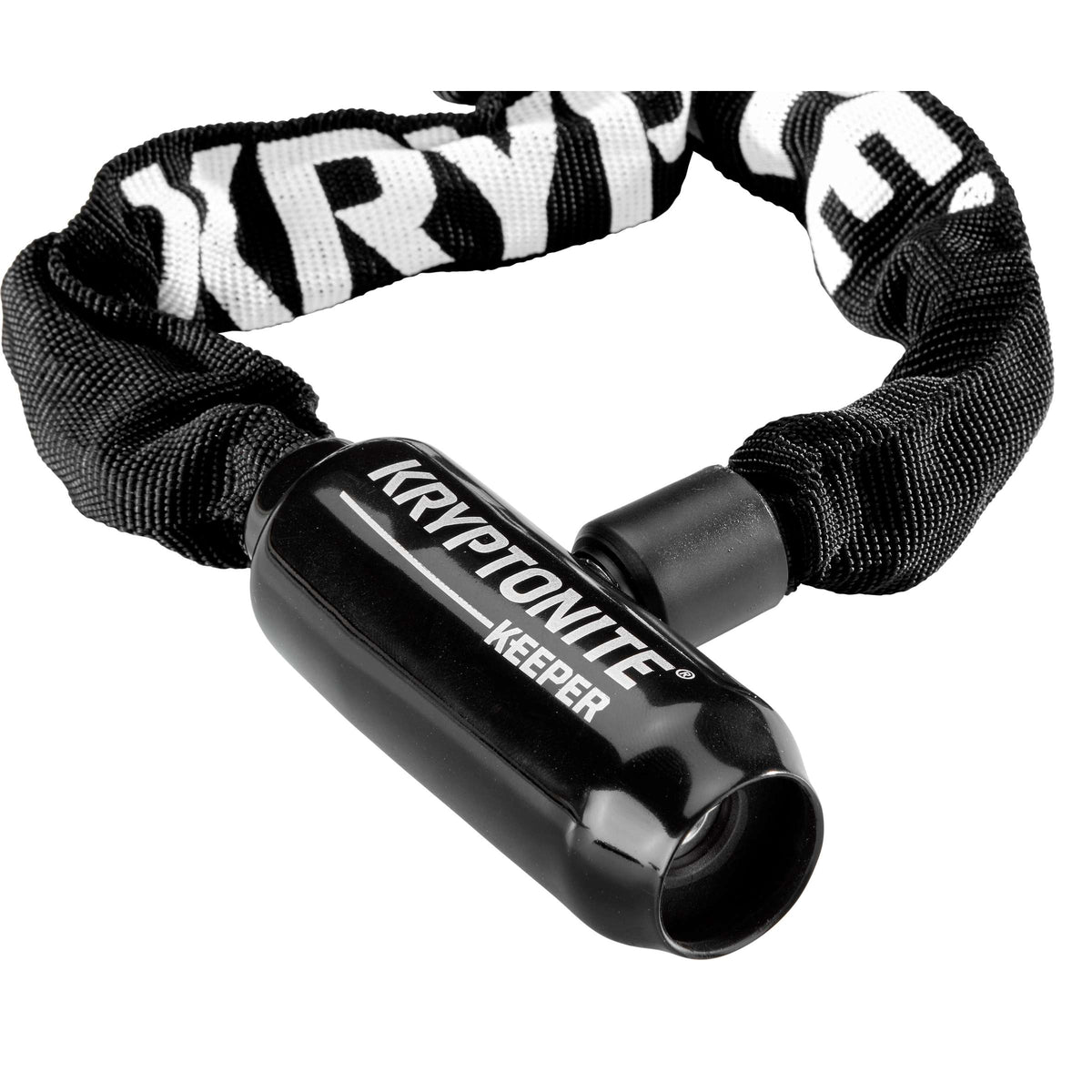 Catena Kryptonite keeper 585 con lucchetto integrato - lucchetto per catena per bicicletta - lucchetto per bicicletta con catena per bicicletta elettrica - 85 cm - acciaio - nero