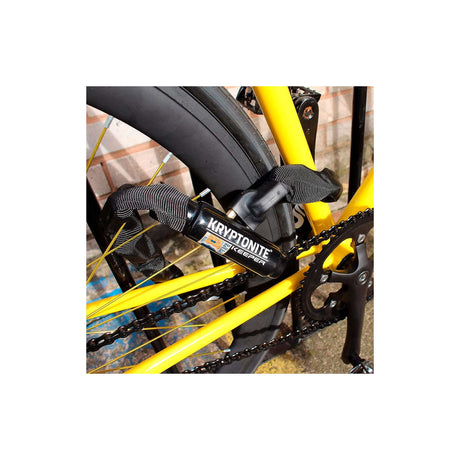 Catena Kryptonite keeper 585 con lucchetto integrato - lucchetto per catena per bicicletta - lucchetto per bicicletta con catena per bicicletta elettrica - 85 cm - acciaio - nero