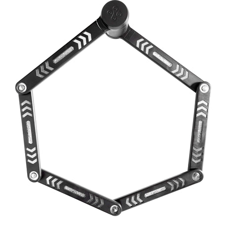 Lucchetto pieghevole Kryptonite kryptolok 610 s con supporto – lucchetto per bicicletta pieghevole – lungo 100 cm – nero