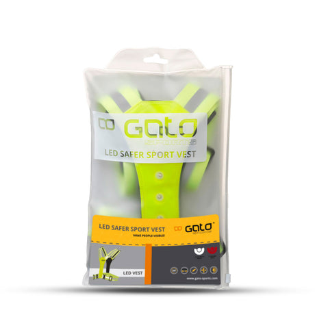 Gilet Gato Safer Sport Led Giallo Neon Taglia Unica