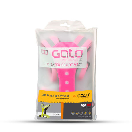 Gilet Gato Safer Sport Led rosa caldo taglia unica