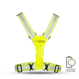Gilet sportivo Gato Safer LED USB giallo neon taglia unica
