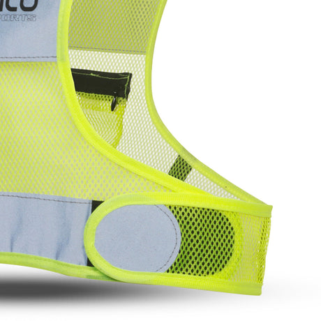 Gato x gilet riflettente neon giallo grande