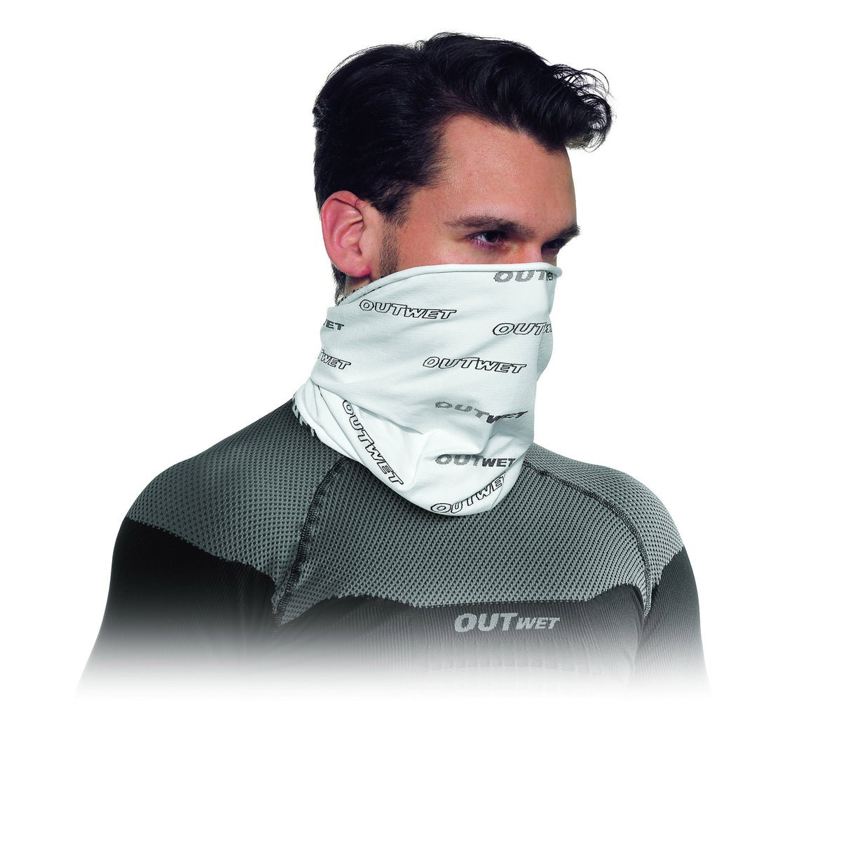 Outwet buff scarf white ow collo uni taglia
