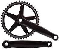 Set di manovella 42t 170 nero