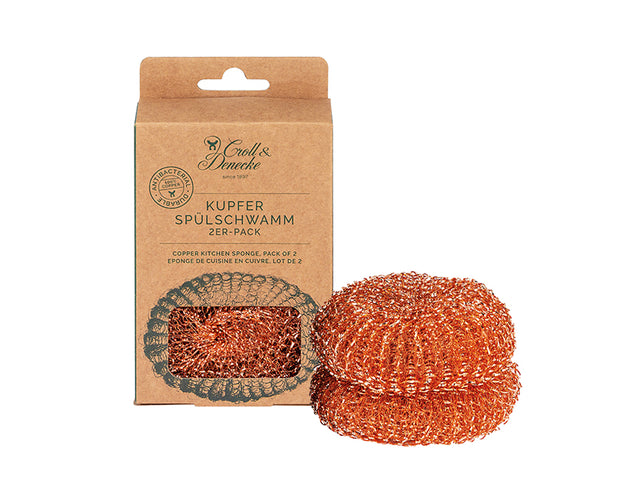 Croll Denecke Copper Kitchen Sponshjes - 2 pezzi