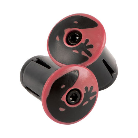 Tappi per nastro manubrio DSP Lizard Skins - cremisi