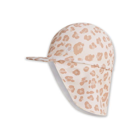 Leopardo | cuffia solare UV beige