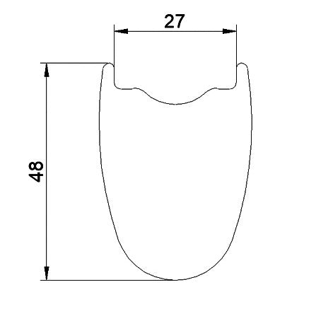 Coppia ruote Miche graff aero 48 xdr tubeless