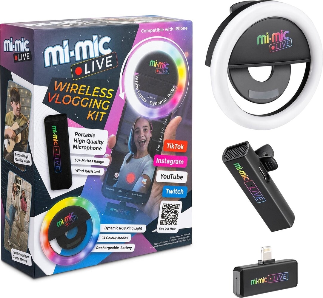 Mi-mic live - kit vlogging: apple