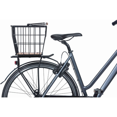 Basil cestino bicicletta nordland mik 23 litri 23 x 33 x 19 cm anteriore e/o posteriore nero marrone