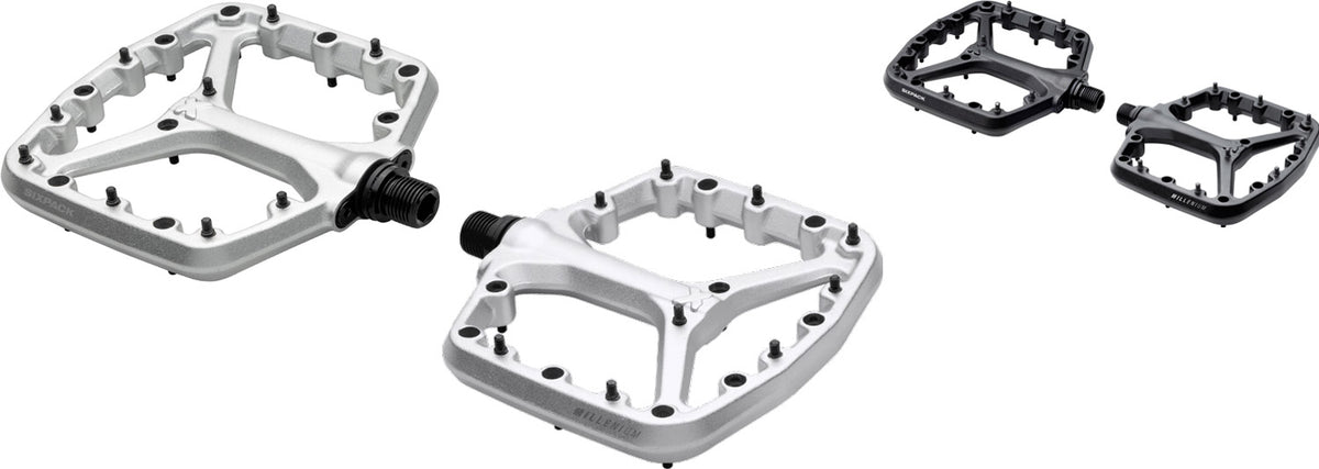 Pedali con piattaforma Sixpack Racing Millennio 4.0 | mezzanotte nera