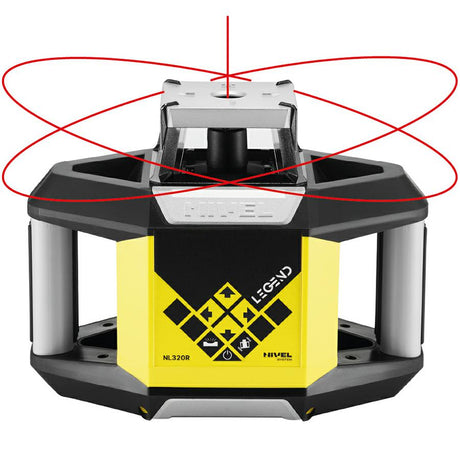 Nivel system roterende laser nl320r digitaal rood