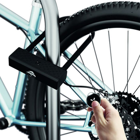 Onguard nero x titanio rocksolid smart u-lock std (115 mm x 229 mm - 15 mm)