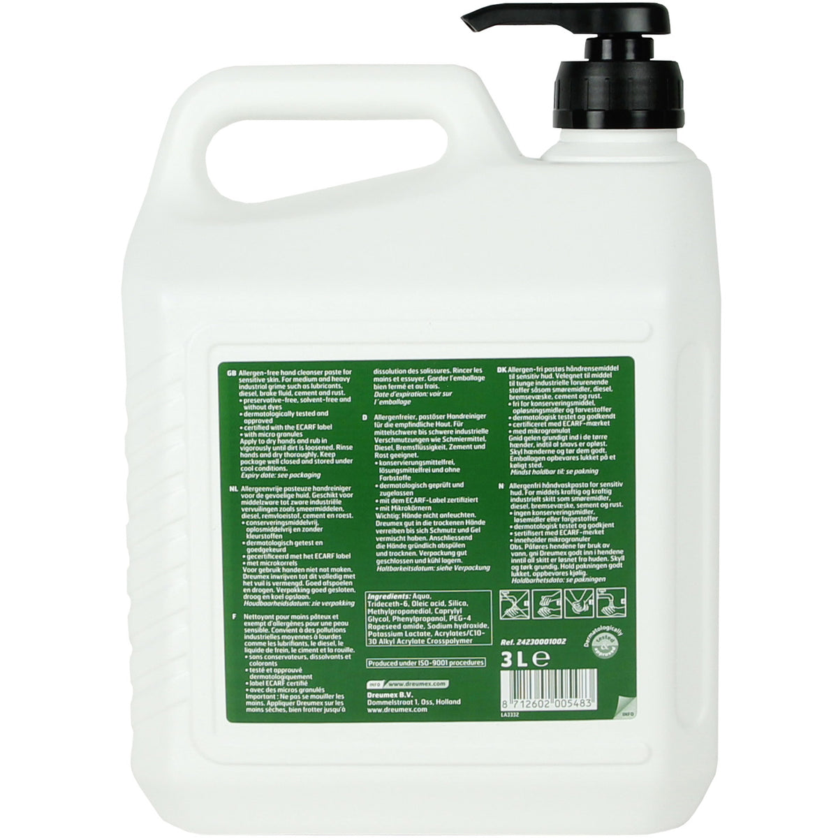 Dreumex pasta lavamani sensibile 3l