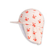 Granchio | cappuccio parasole UV rosso beige