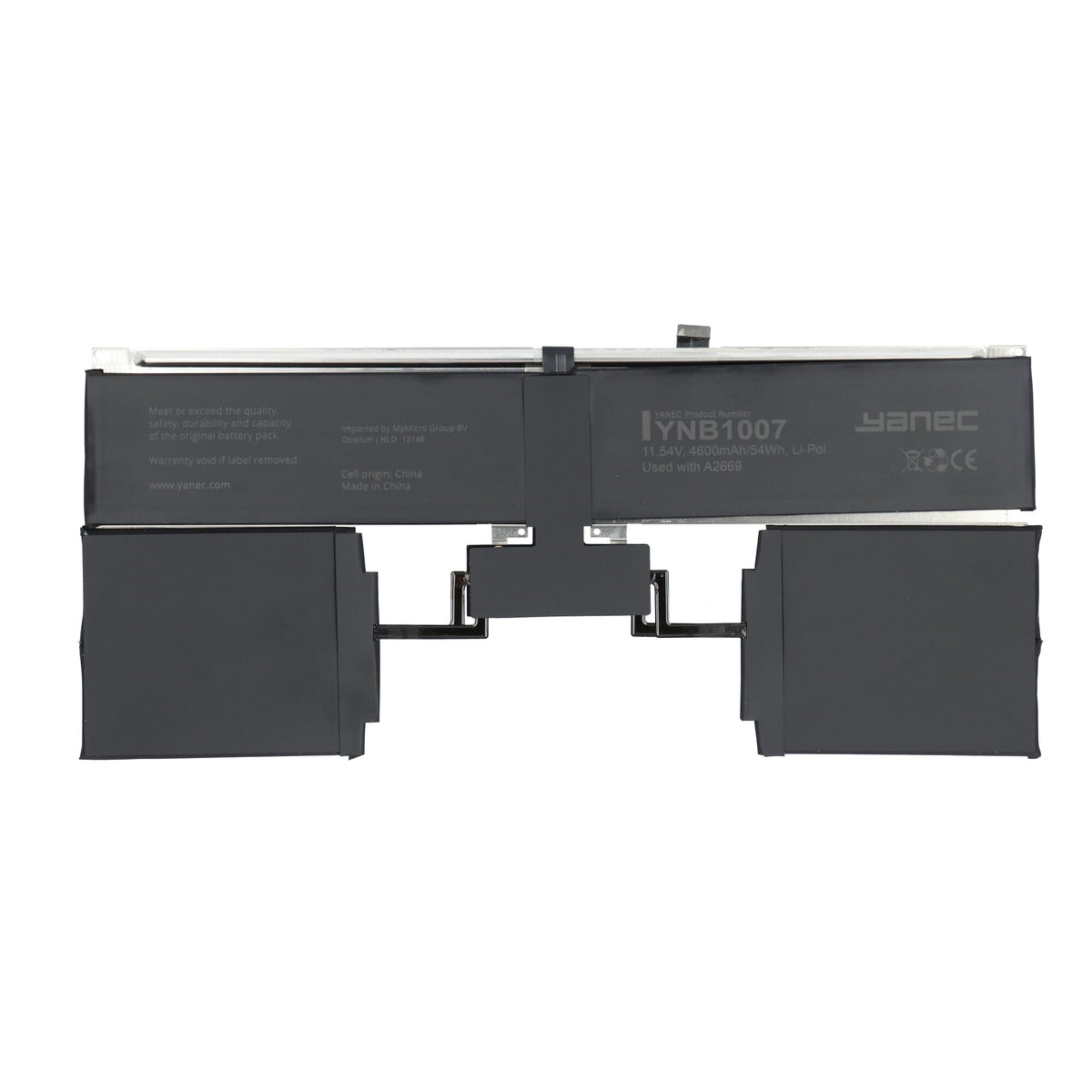 Batteria per macbook yanec 4600mah