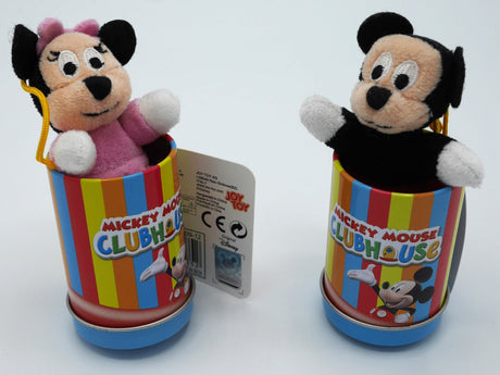 Van der Doelen Topolino, Minnie e Pippo in una simpatica scatola di latta Disney alta 7 cm