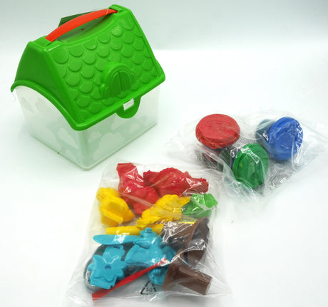 Set di argilla Dino Jungle in casa 18 pezzi