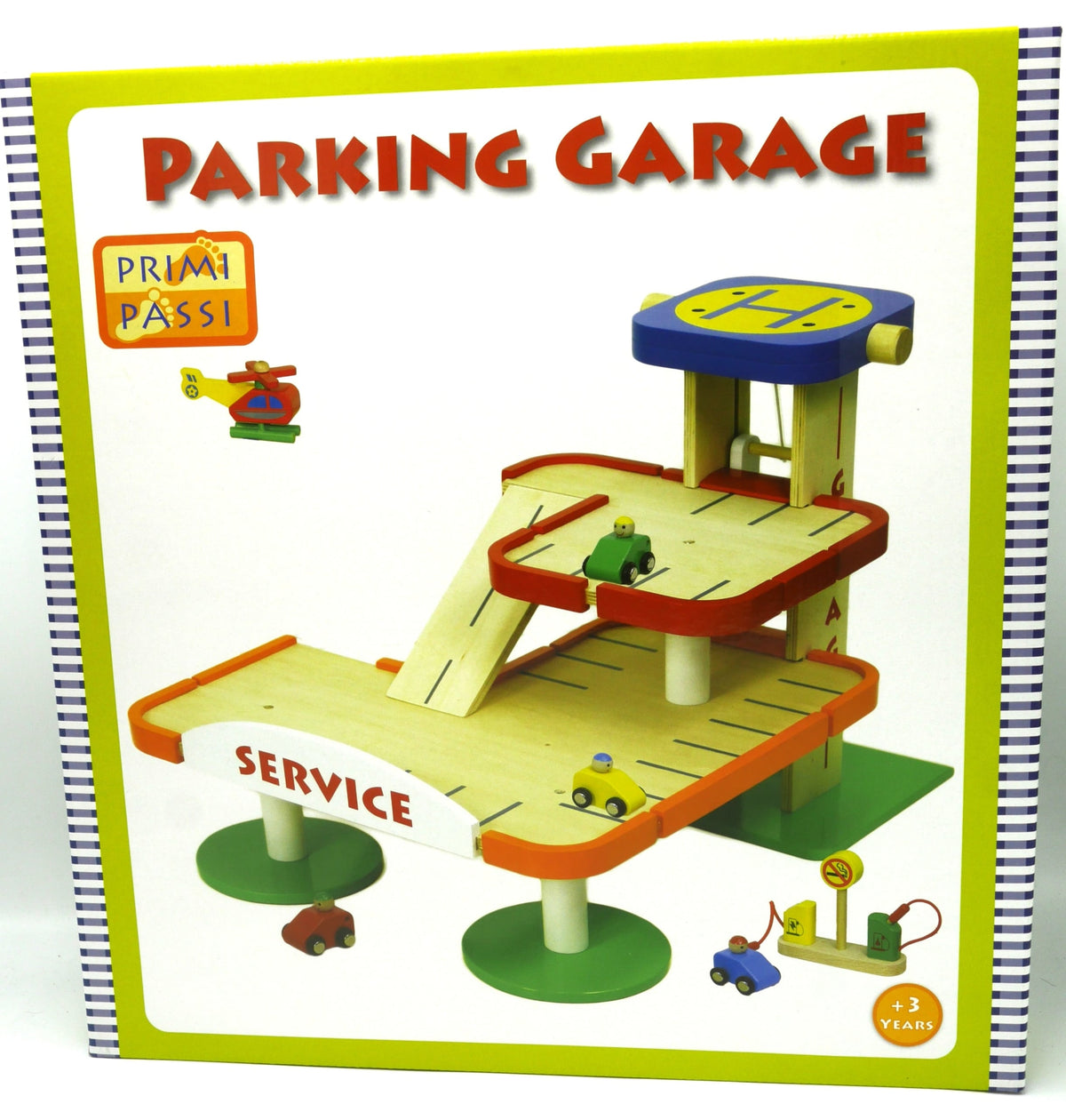 Jonotoys primi passi - garage in legno